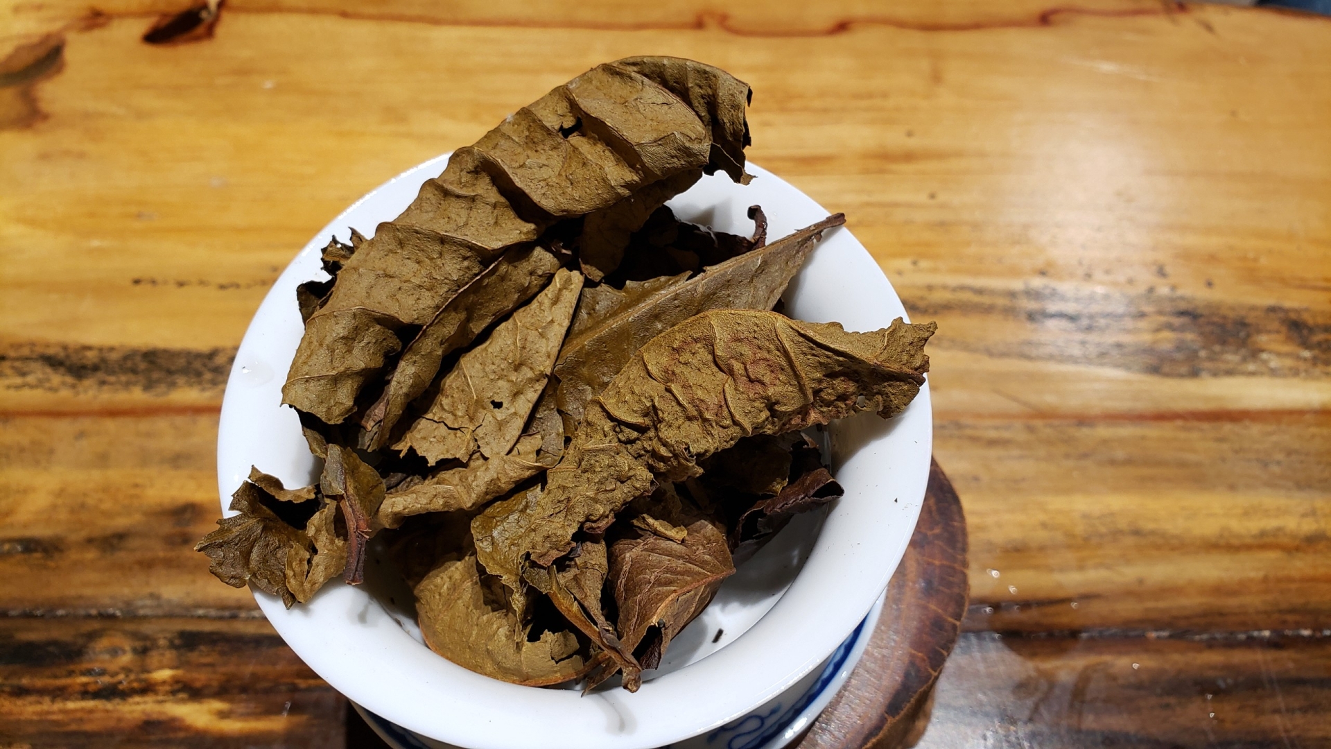 Lá già cây chè shan cổ thụ rừng(bancha)